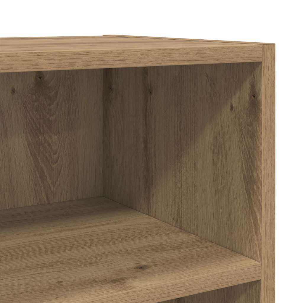 TV-Schrankset Wandmontiert Braun Holzwerkstoff