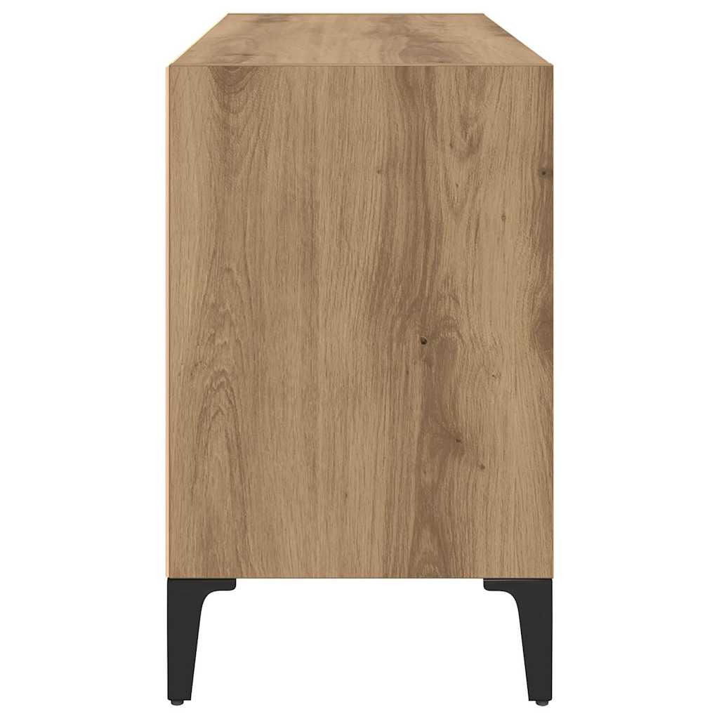 TV-Schrankset Wandmontiert Braun Holzwerkstoff