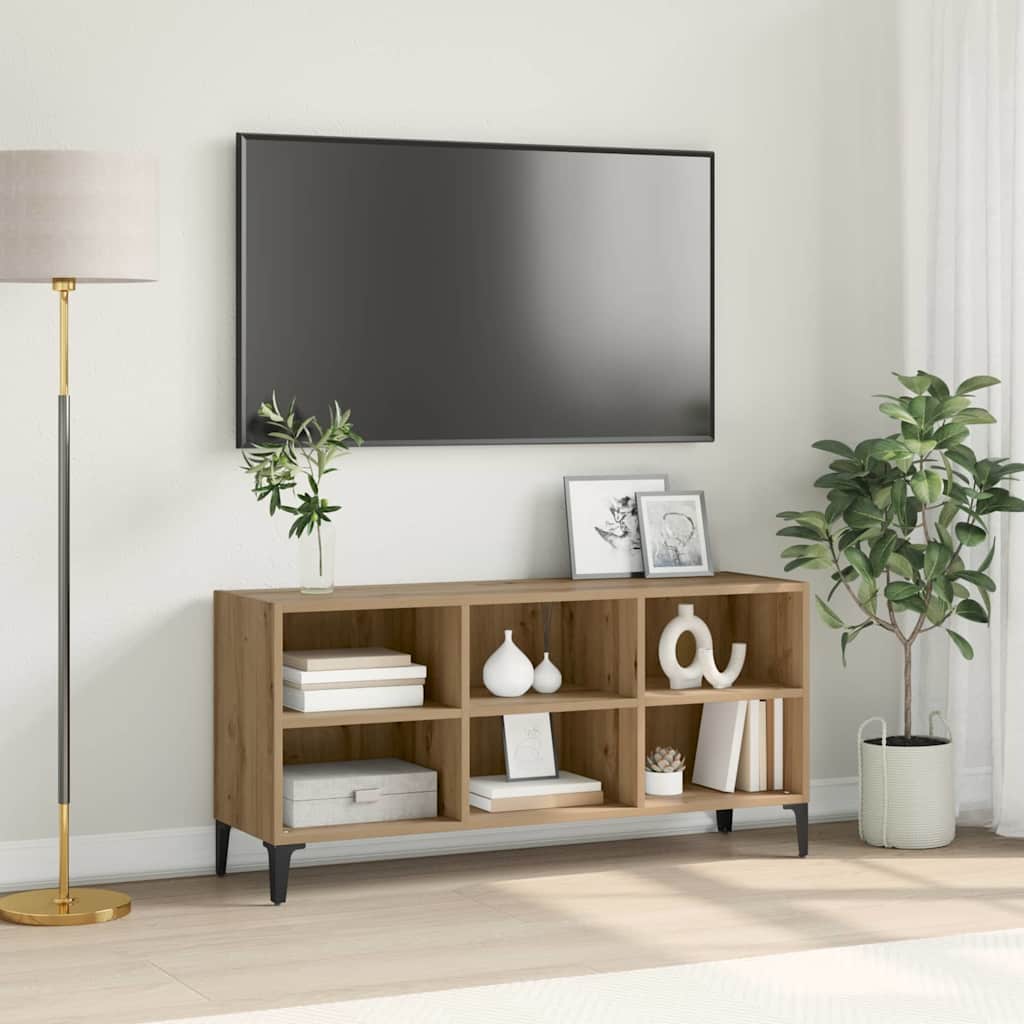 TV-Schrankset Braun 103,5 x 30 x 50 cm Holzwerkstoff