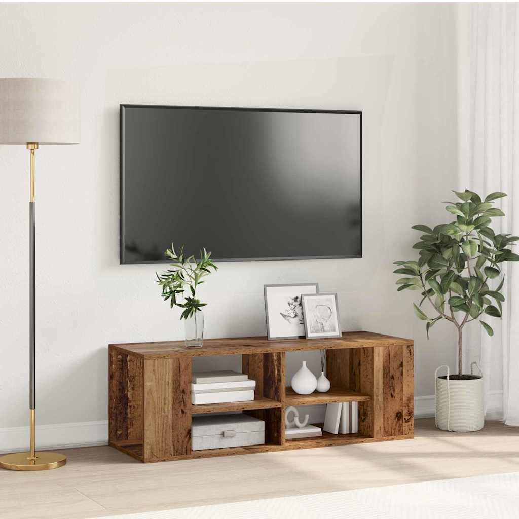 TV-Schrankset Altholz 102 x 35 x 35 cm Holzwerkstoff