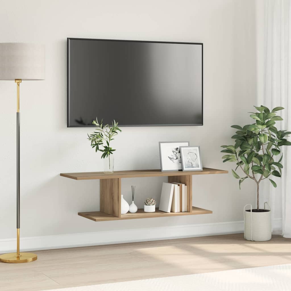 TV-Schrankset Artisan-Eiche 102 x 35 x 35 cm Holzwerkstoff