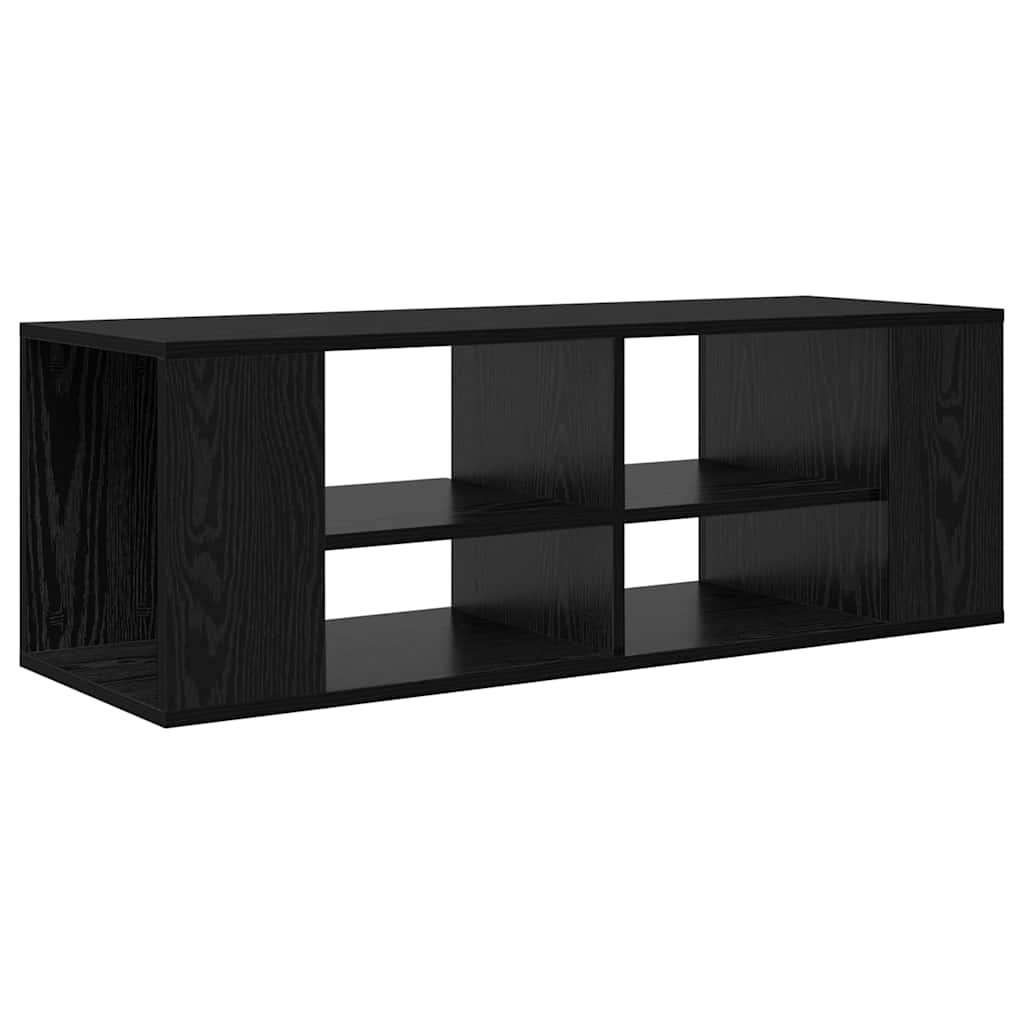 TV-Schrankset Schwarz Eichen-Optik 102 x 35 x 35 cm