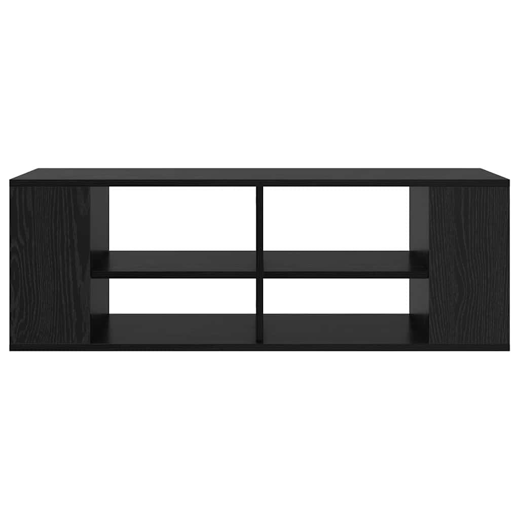 TV-Schrankset Schwarz Eichen-Optik 102 x 35 x 35 cm
