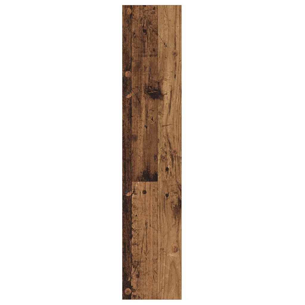 Schuhschrank mit Regal Altholz 60 x 18 x 90 cm Holzwerkstoff