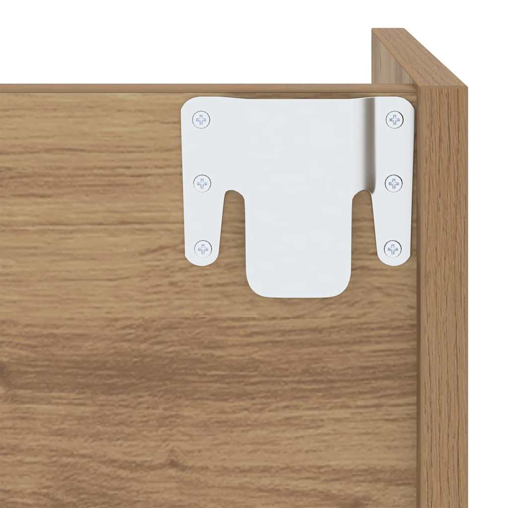 Schuhschrank Artisan-Eiche 60 x 18 x 90 cm Holzwerkstoff