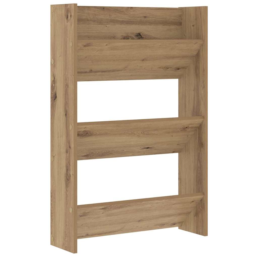 Schuhschrank Artisan-Eiche 60 x 18 x 90 cm Holzwerkstoff