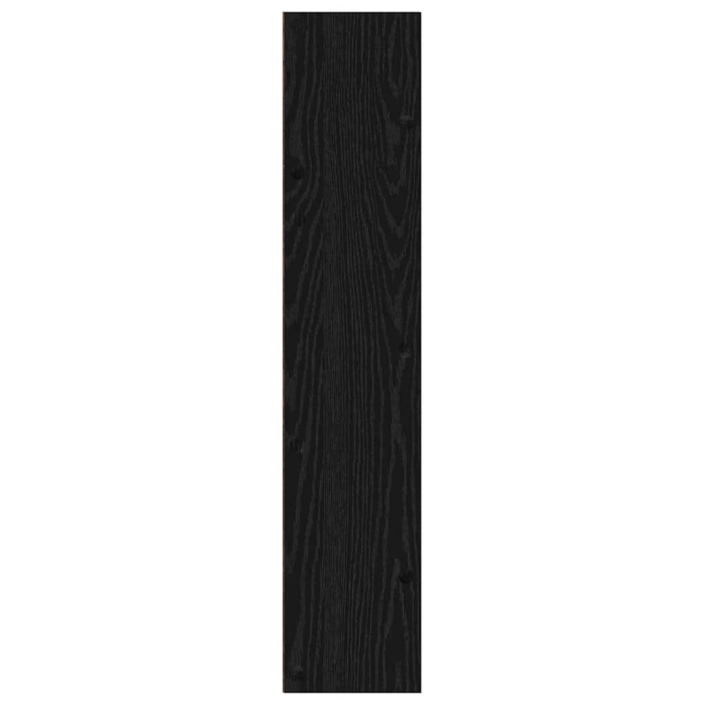 Schuhschrank 2 pcs Schwarz Eichen-Optik 60 x 18 x 90 cm