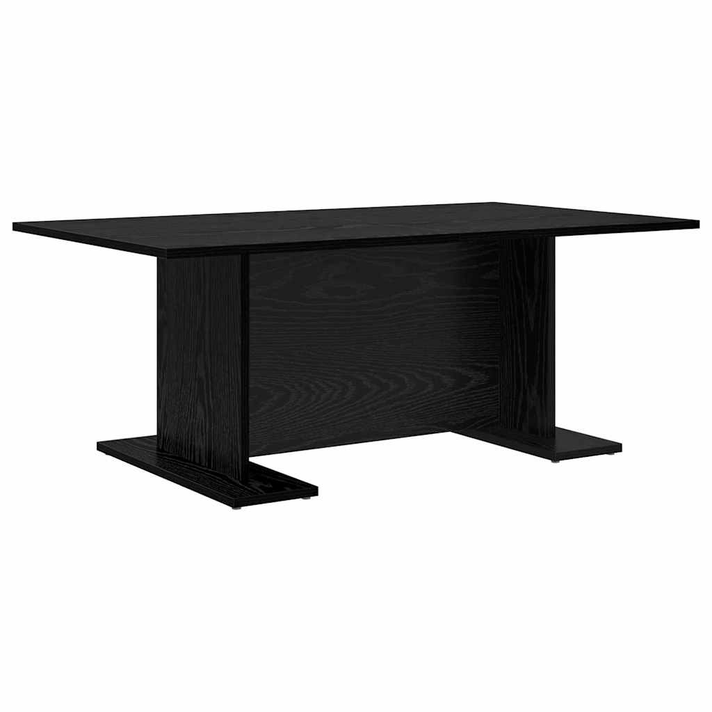 Couchtisch Schwarz Eichen-Optik 103.5 x 60 x 40 cm