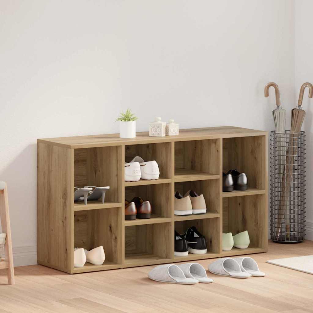 Schuhbank Artisan-Eiche 103 x 30 x 54,5 cm Holzwerkstoff
