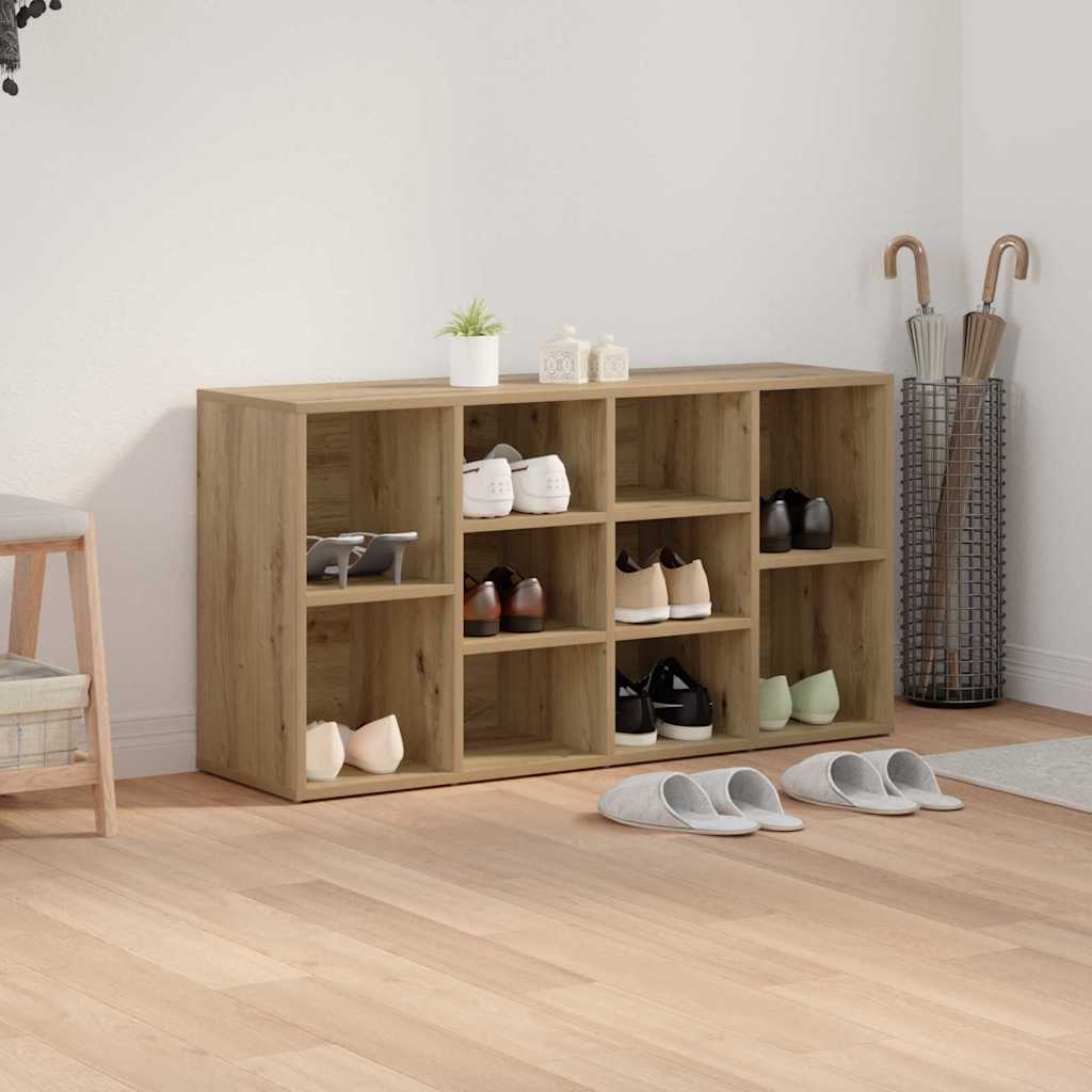 Schuhbank Artisan-Eiche 103 x 30 x 54,5 cm Holzwerkstoff