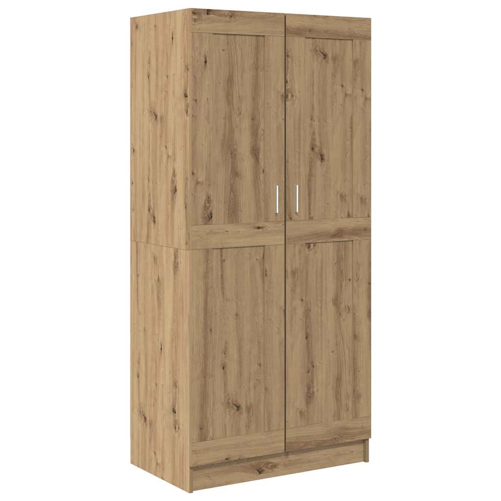 Kleiderschrank mit Tür Kunsthandwerk Eiche 82,5 x 51,5 x 180 cm