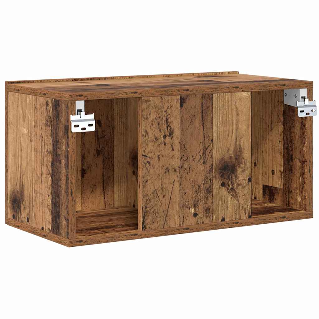 TV-Schrankset Wandmontiert Braun 60 x 30 x 30 cm Holzwerkstoff