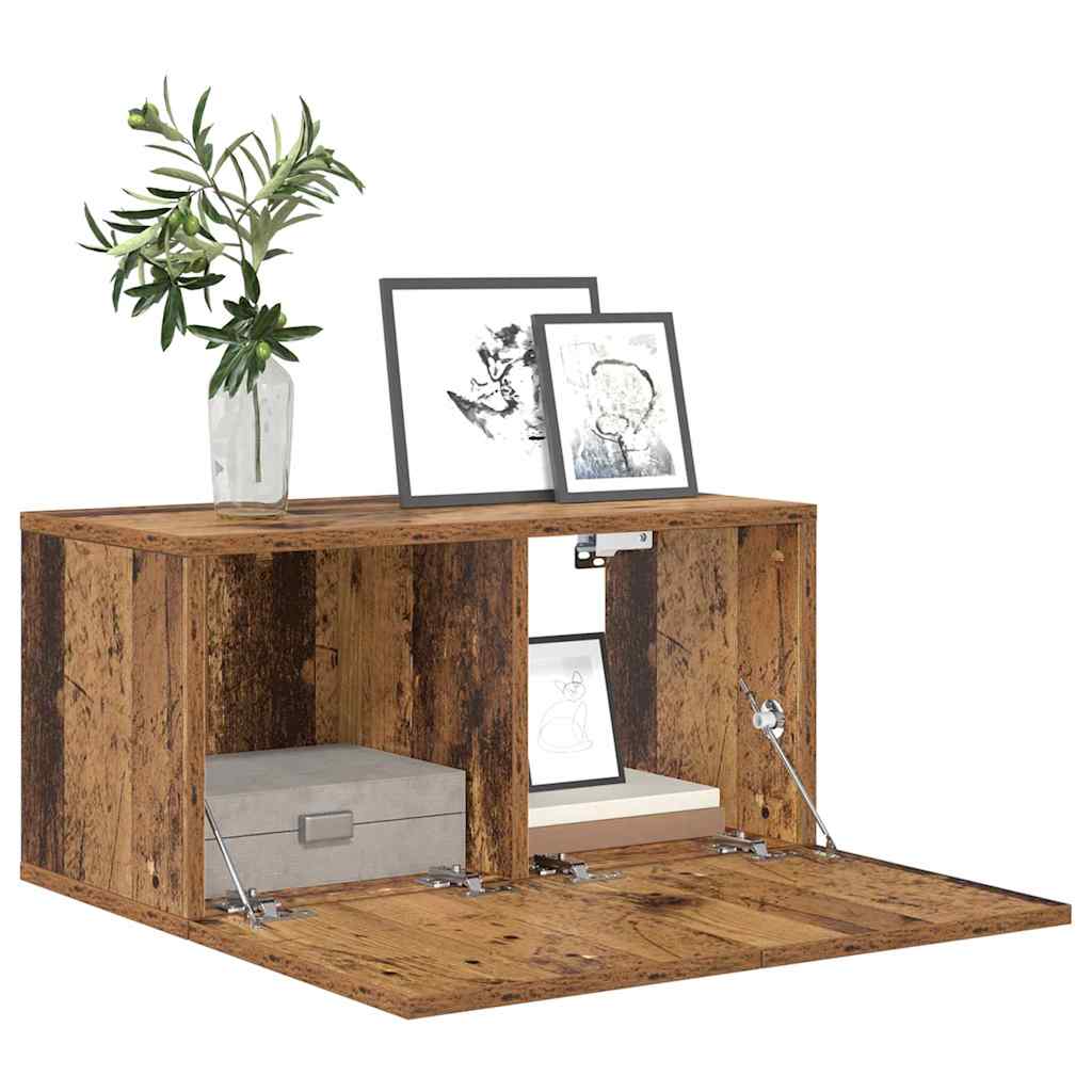 TV-Schrankset Wandmontiert Braun 60 x 30 x 30 cm Holzwerkstoff