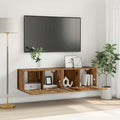 TV-Schrankset 2 pcs Mehrfarbig 60 x 30 x 30 cm Holzwerkstoff