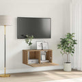 TV-Schrankset Wandmontiert Braun 60 x 30 x 30 cm Holzwerkstoff