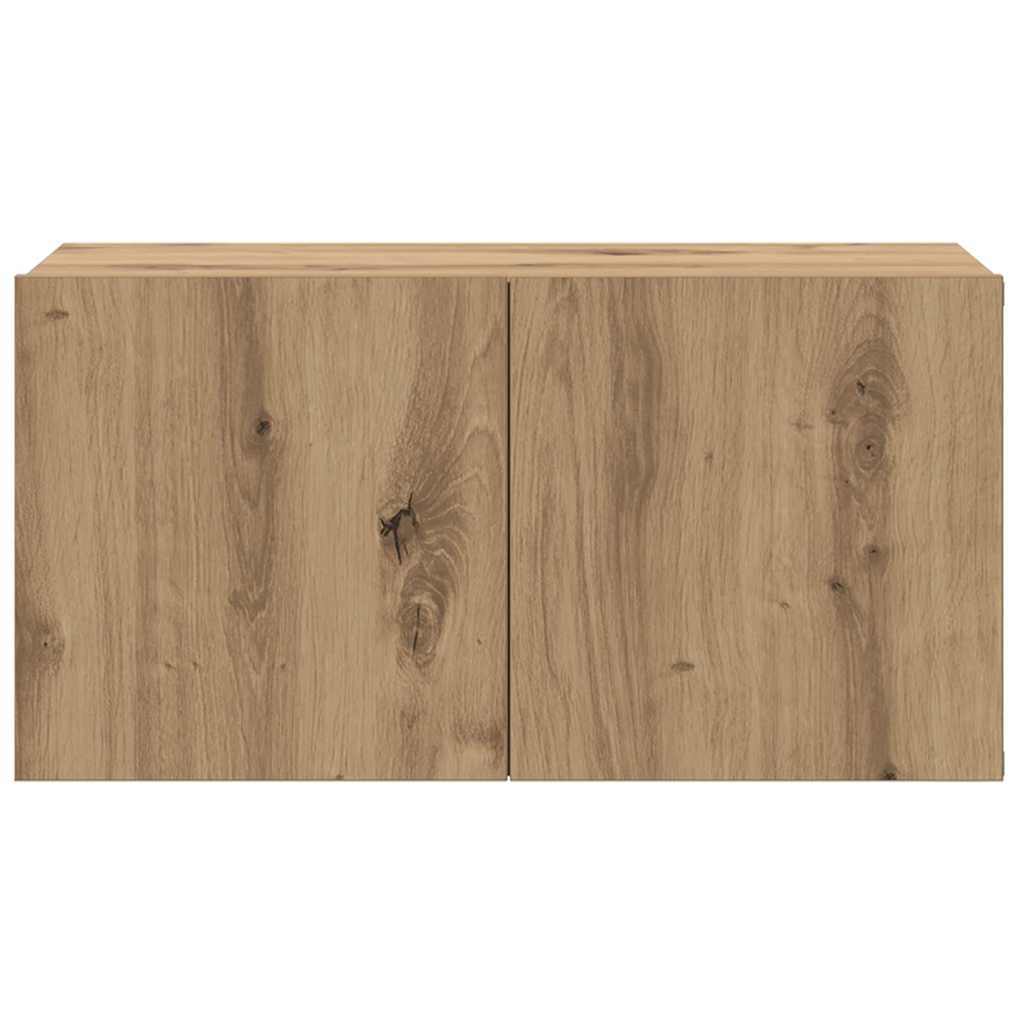 TV-Schrankset Wandmontiert Braun 60 x 30 x 30 cm Holzwerkstoff