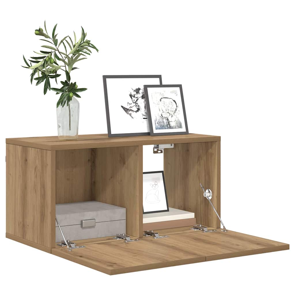 TV-Schrankset Wandmontiert Braun 60 x 30 x 30 cm Holzwerkstoff