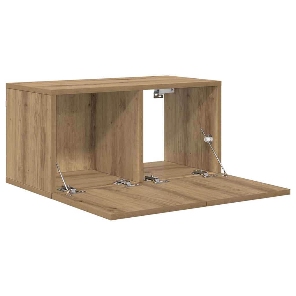 TV-Schrankset 2 pcs Braun 60 x 30 x 30 cm Holzwerkstoff