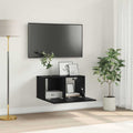 TV-Schrankset Schwarz 60 x 30 x 30 cm Holzwerkstoff