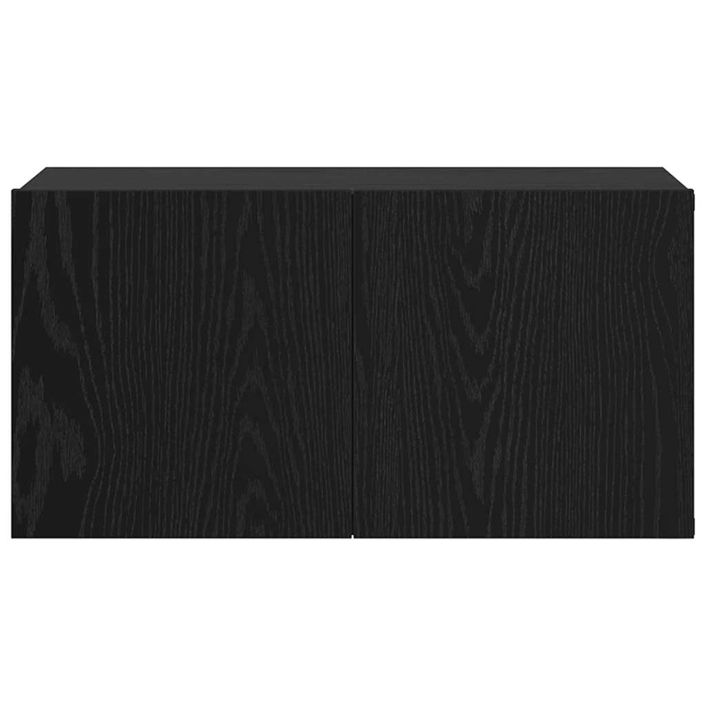 TV-Schrankset 3 pcs Schwarz 60 x 30 x 30 cm Holzwerkstoff