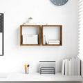 Wandregale mit Regal Wandmontiert Altholz Holzwerkstoff