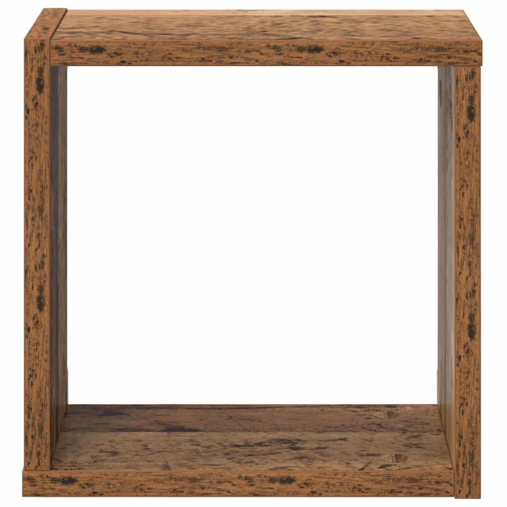 Wandregale mit Regal Wandmontiert Altholz Holzwerkstoff