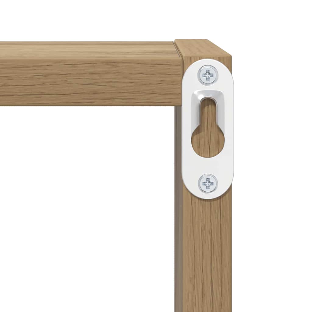 Wandregale mit Regal 2 pcs Artisan-Eiche Holzwerkstoff