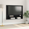 TV-Schrankset Schwarz Eichen-Optik 120 x 23,5 x 90 cm