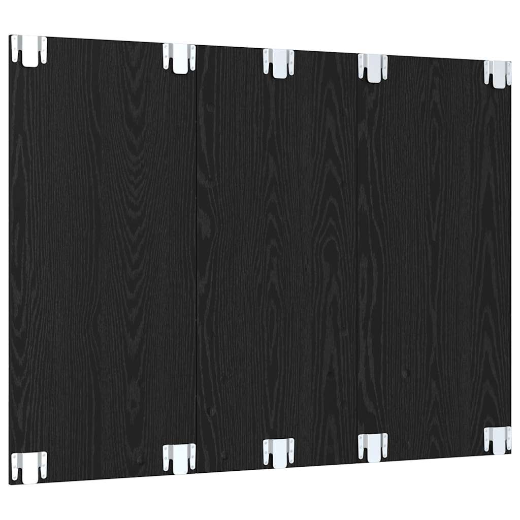 TV-Schrankset Schwarz Eichen-Optik 120 x 23,5 x 90 cm