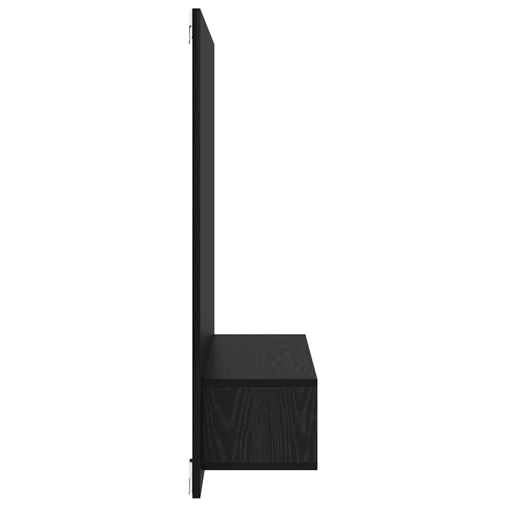 TV-Schrankset Schwarz Eichen-Optik 120 x 23,5 x 90 cm