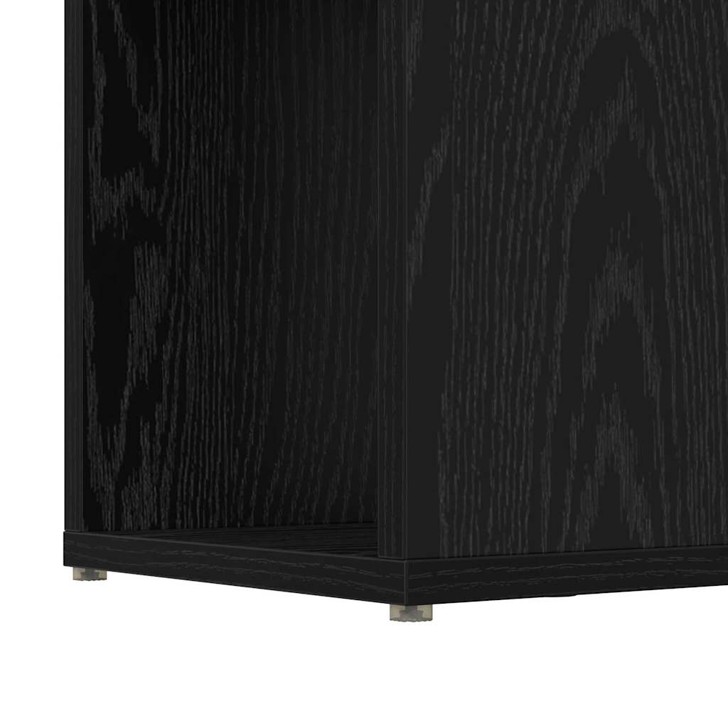 TV-Schrankset Schwarz 60 x 24 x 156 cm Holzwerkstoff