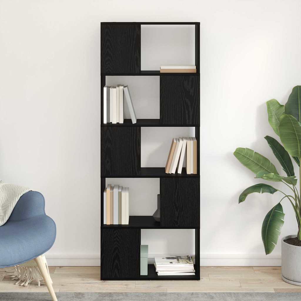 TV-Schrankset Schwarz 60 x 24 x 156 cm Holzwerkstoff