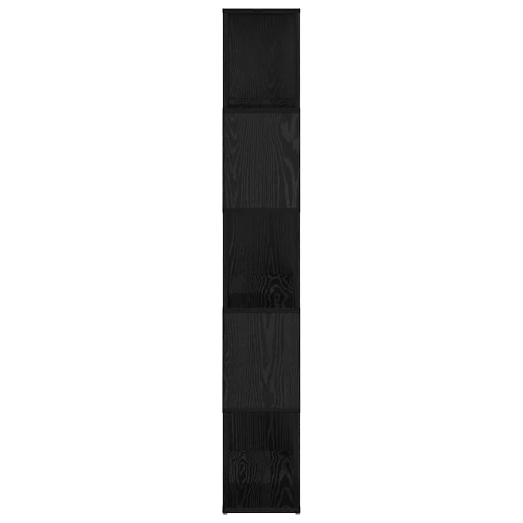 TV-Schrankset Schwarz 60 x 24 x 156 cm Holzwerkstoff