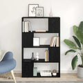 TV-Schrankset Schwarz 80 x 24 x 125 cm Holzwerkstoff