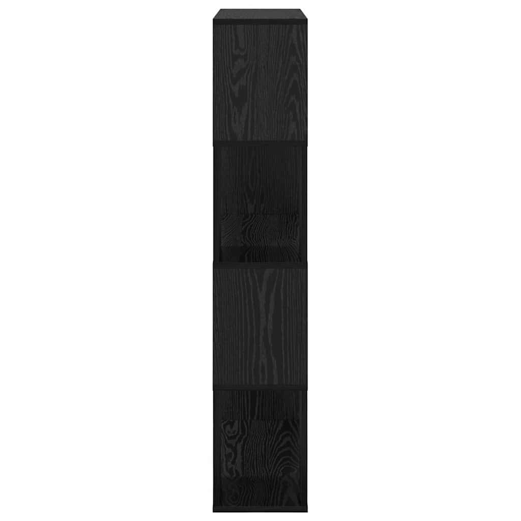 TV-Schrankset Schwarz 80 x 24 x 125 cm Holzwerkstoff
