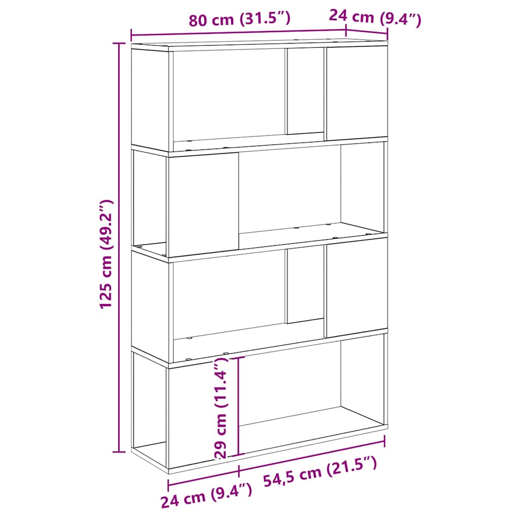 TV-Schrankset Schwarz 80 x 24 x 125 cm Holzwerkstoff