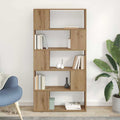 TV-Schrankset Wandmontiert Braun 80 x 24 x 156 cm Holzwerkstoff