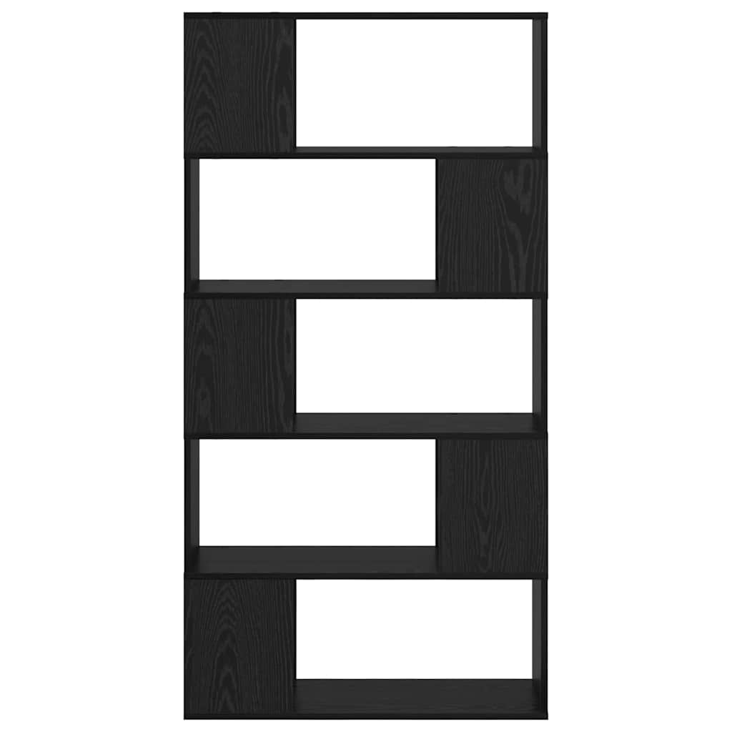 TV-Schrankset Schwarz 80 x 24 x 156 cm Holzwerkstoff