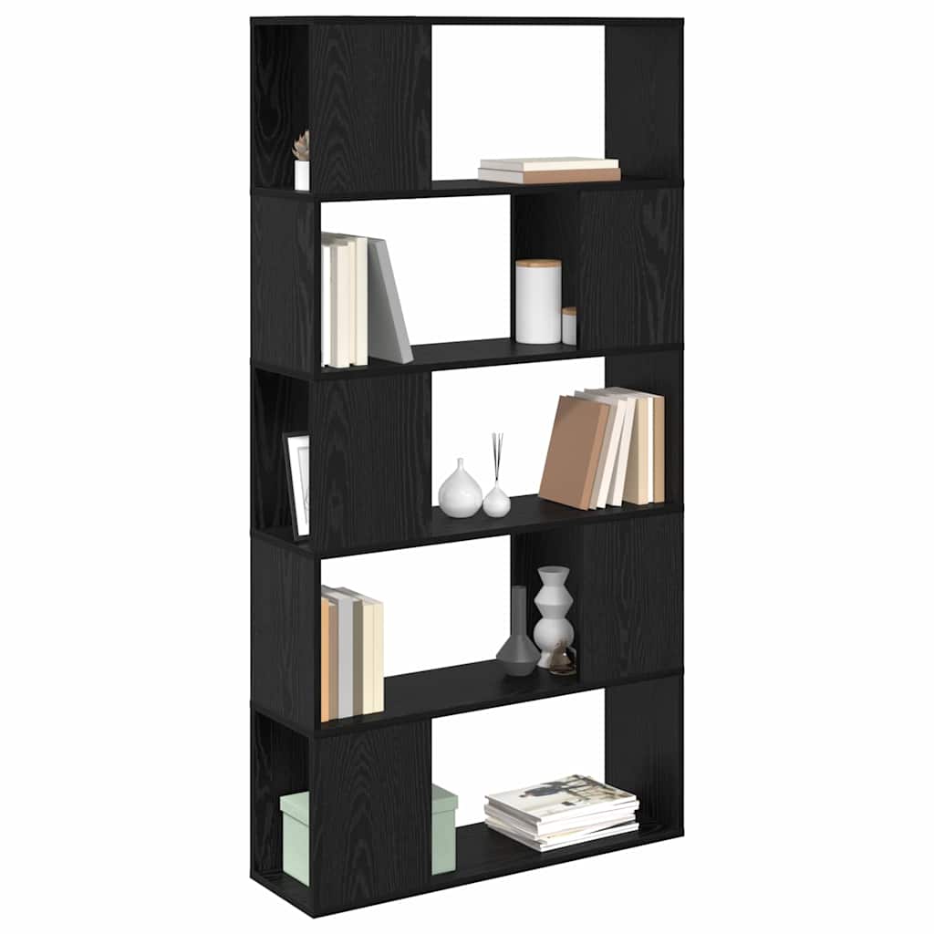 TV-Schrankset Schwarz 80 x 24 x 156 cm Holzwerkstoff