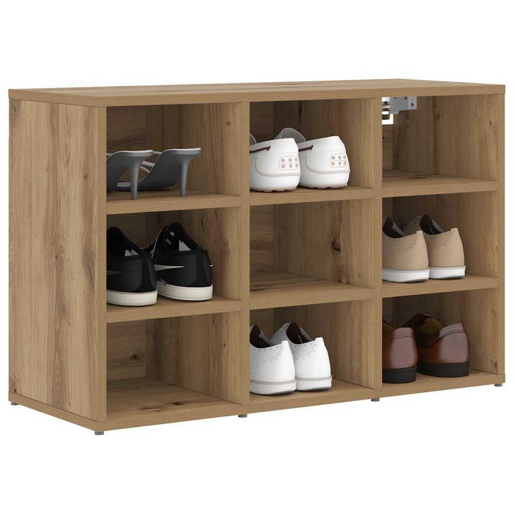 Schuhschrank Artisan-Eiche 77,5 x 30 x 51 cm Holzwerkstoff