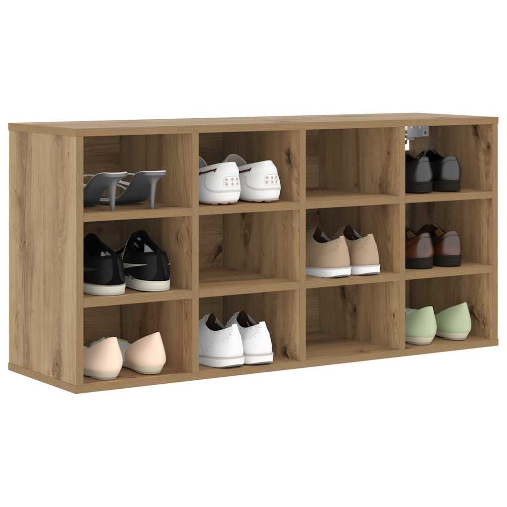 Schuhschrank Artisan-Eiche 103 x 30 x 51 cm Holzwerkstoff