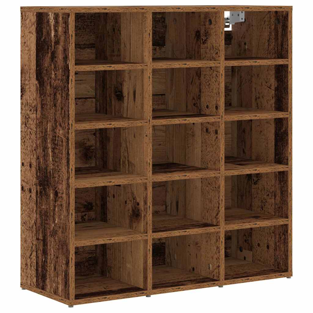 Schuhschrank Altholz 77,5 x 30 x 83,5 cm Holzwerkstoff