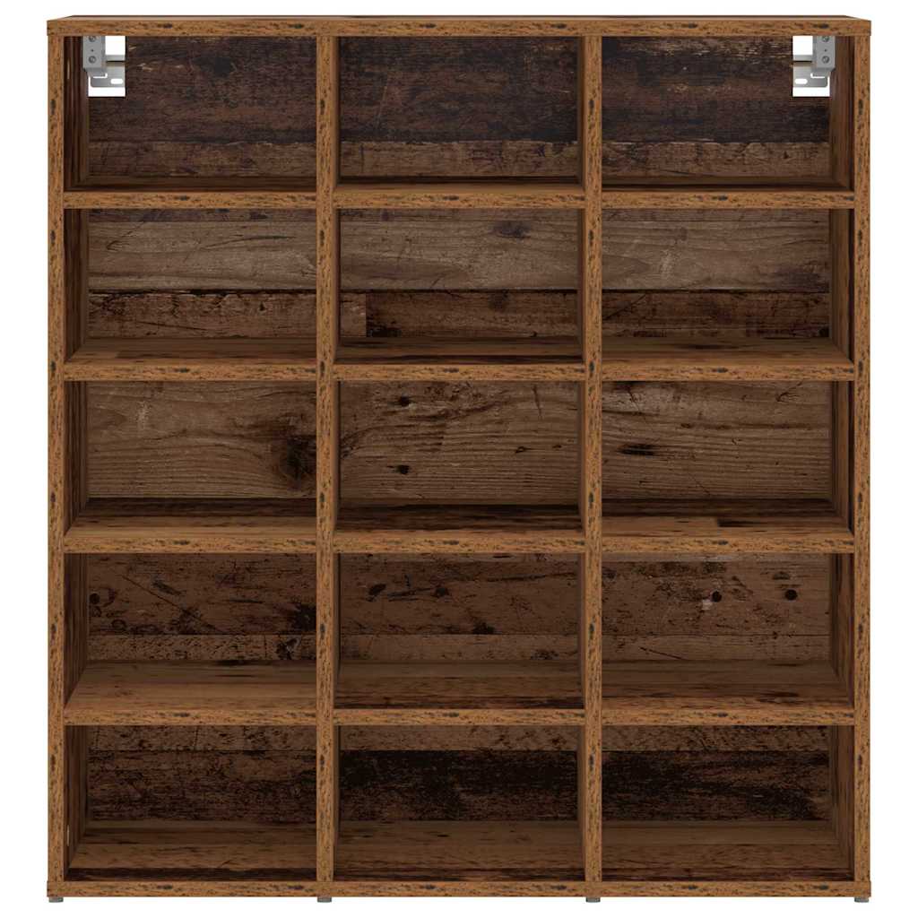 Schuhschrank Altholz 77,5 x 30 x 83,5 cm Holzwerkstoff
