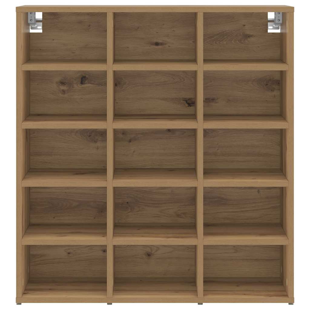 Schuhschrank Artisan-Eiche 77,5 x 30 x 83,5 cm Holzwerkstoff