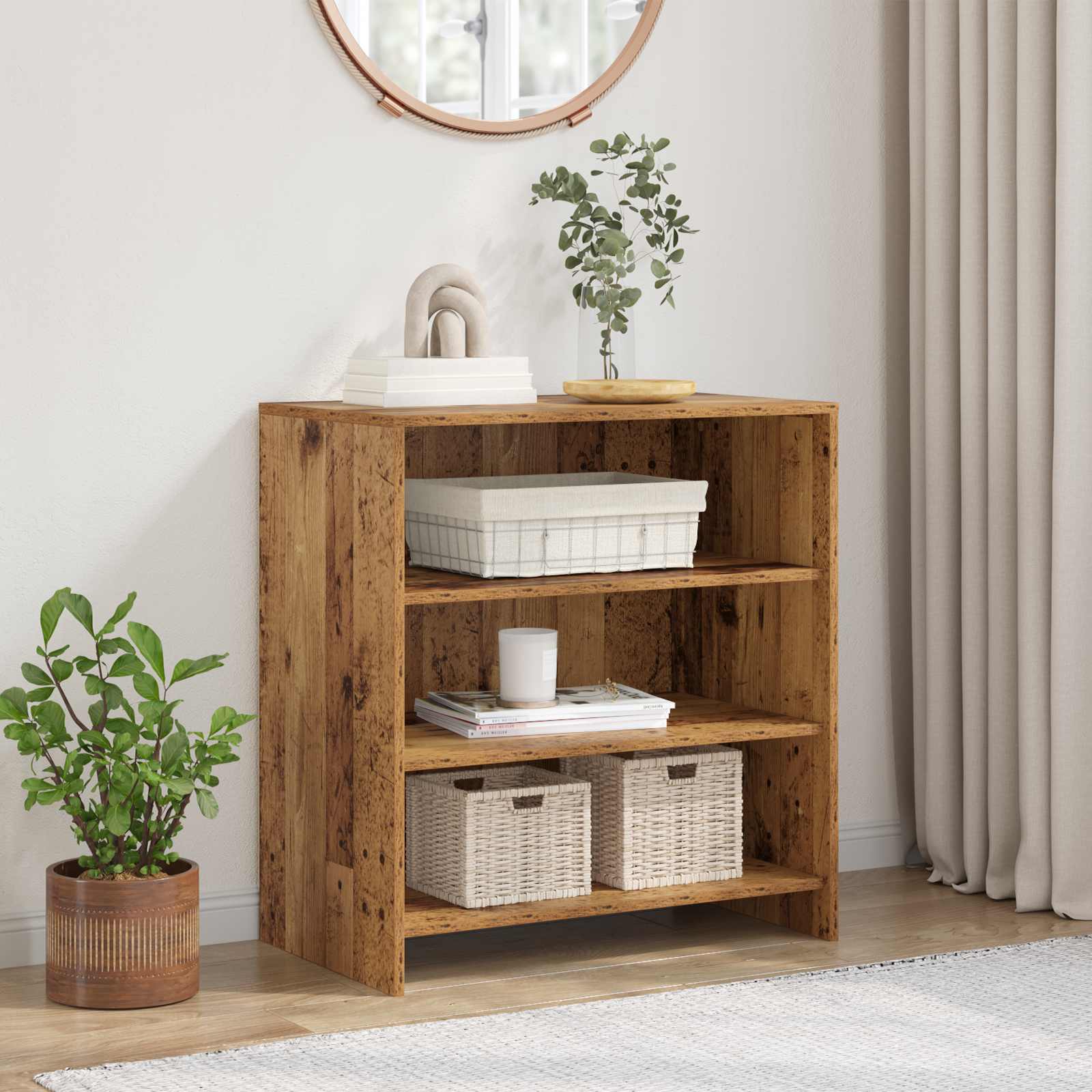 Sideboard Braun 70 x 41 x 75 cm Holzwerkstoff