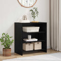 Sideboard Schwarz 70 x 41 x 75 cm Holzwerkstoff