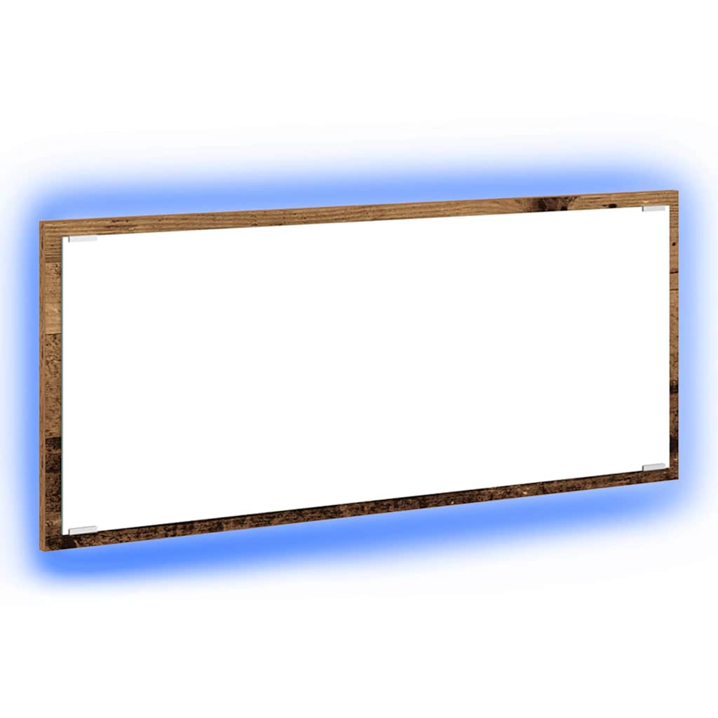 Spiegel Wandmontiert Altholz 90 x 8,5 x 37 cm Holzwerkstoff