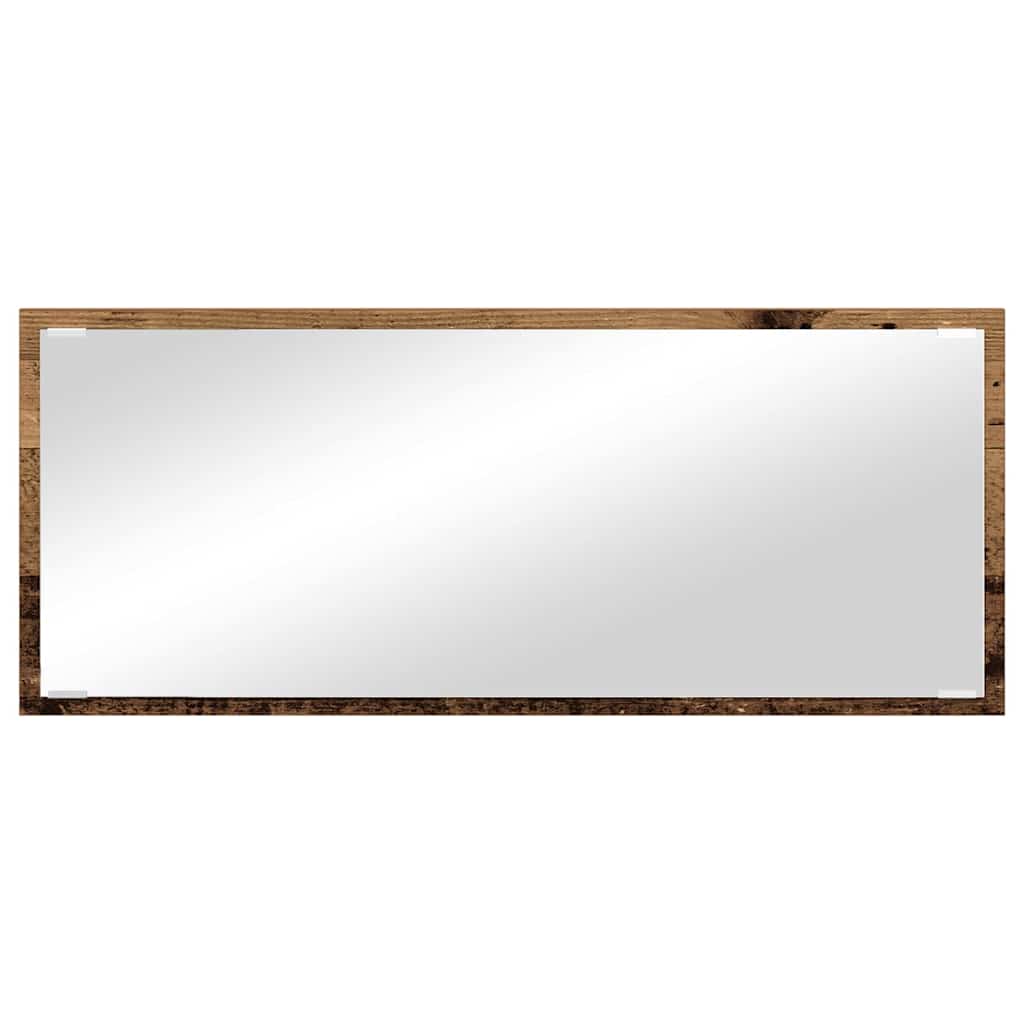 Spiegel Wandmontiert Altholz 90 x 8,5 x 37 cm Holzwerkstoff