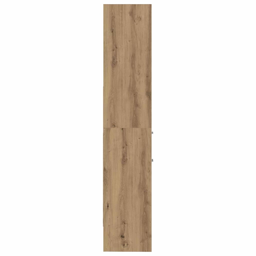 Bücherregal Artisan-Eiche 40 x 35 x 180 cm Holzwerkstoff