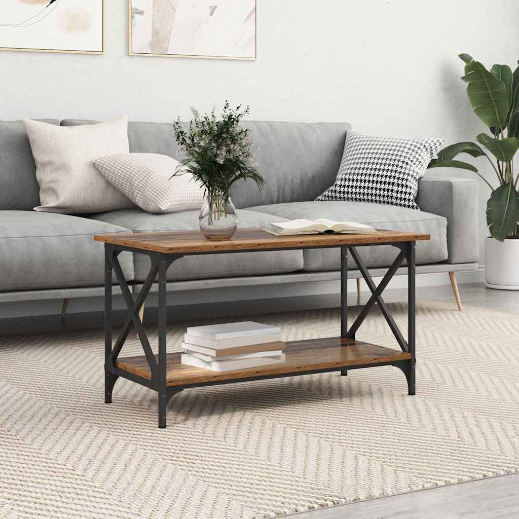 Couchtisch Altholz 80 x 45 x 45.5 cm Holzwerkstoff